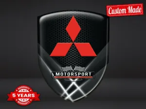Mitsubishi Insignias Auto Contemporáneas Resistentes Pro Estilo
